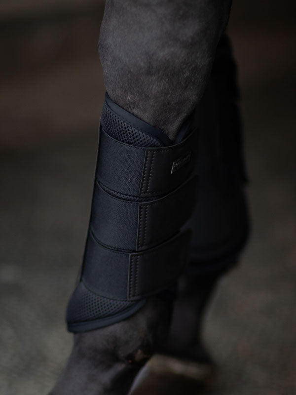 Equestrian Stockholm Classic Mesh Brushing Boots All Black