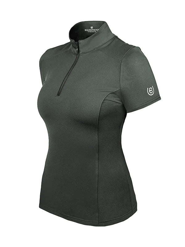 Equestrian Stockholm Illusion Base Layer Avenue Green