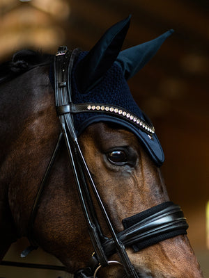 Equestrian Stockholm Noseband Padding Black