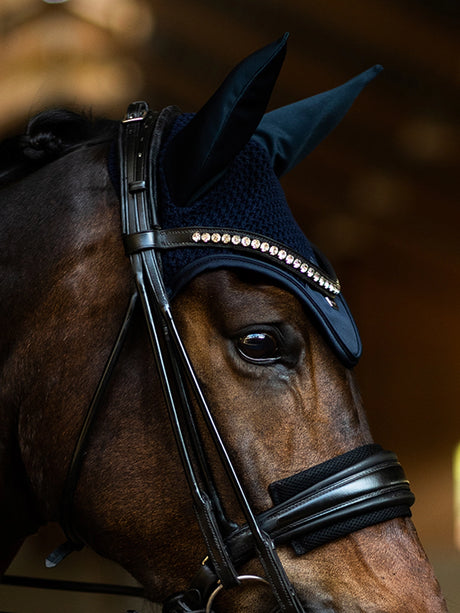 Equestrian Stockholm Noseband Padding Black