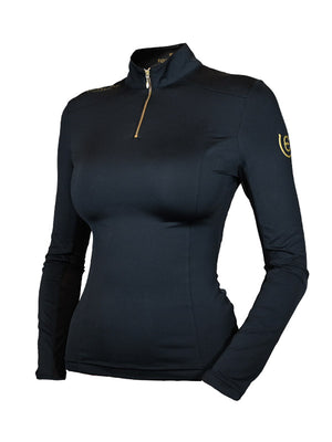 Equestrian Stockholm Air Breeze Base Layer Black Gold