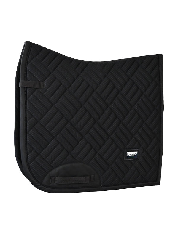 Equestrian Stockholm Modern Mesh Dressage Saddle Pad Black