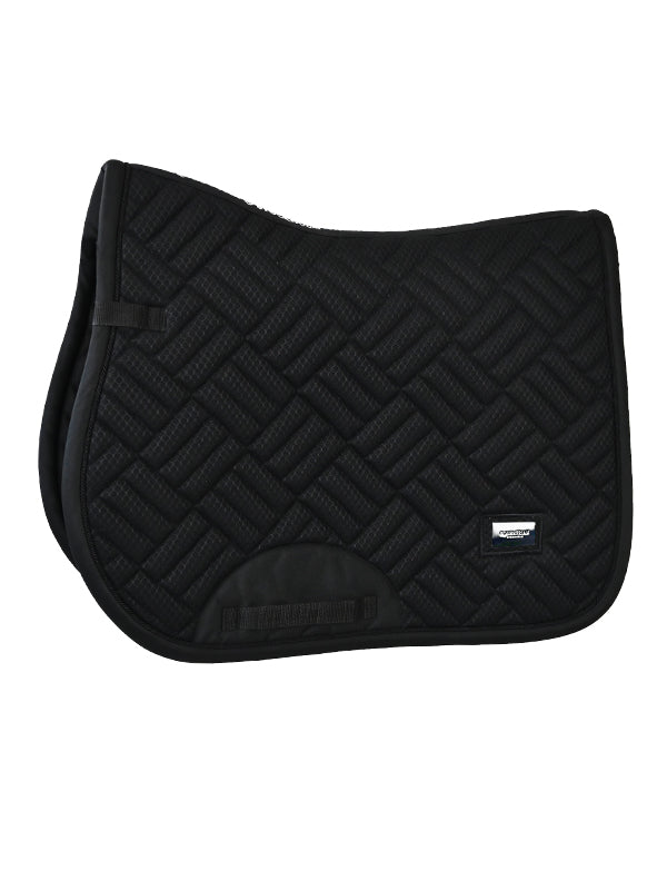 Equestrian Stockholm Modern Mesh Jump Saddle Pad Black