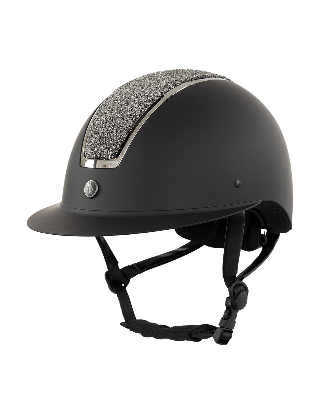 BR Equestrian Omega Glamorous Helmet Black/Gunmetal