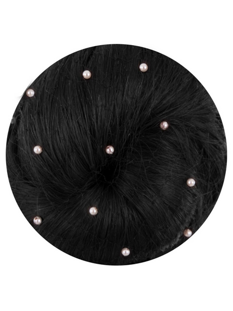 BR Equestrian Pearl Hair Net Black - 2 Pack