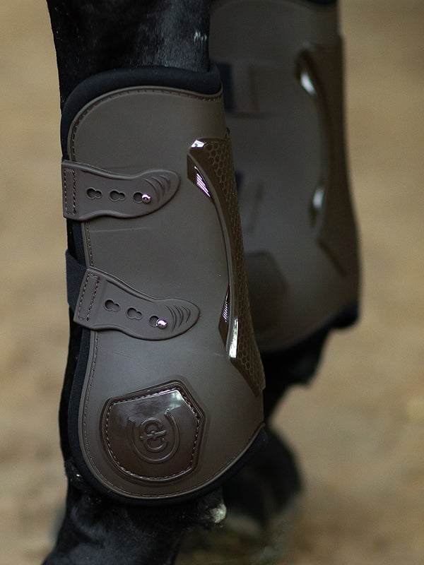 Equestrian Stockholm Anatomic Tendon Boots Brown