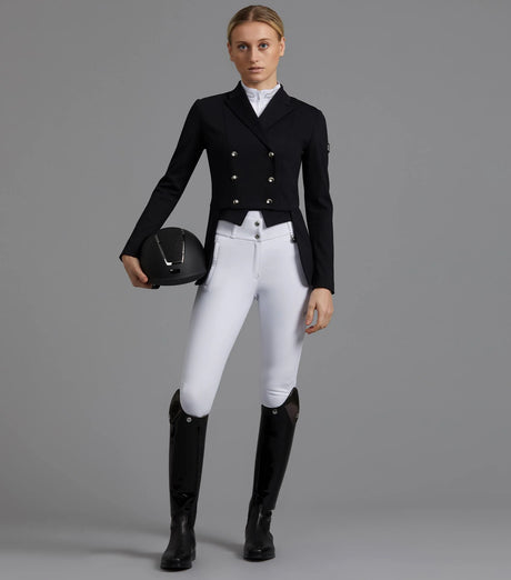 Premier Equine Capriole Ladies Short Tail Dressage Jacket Black