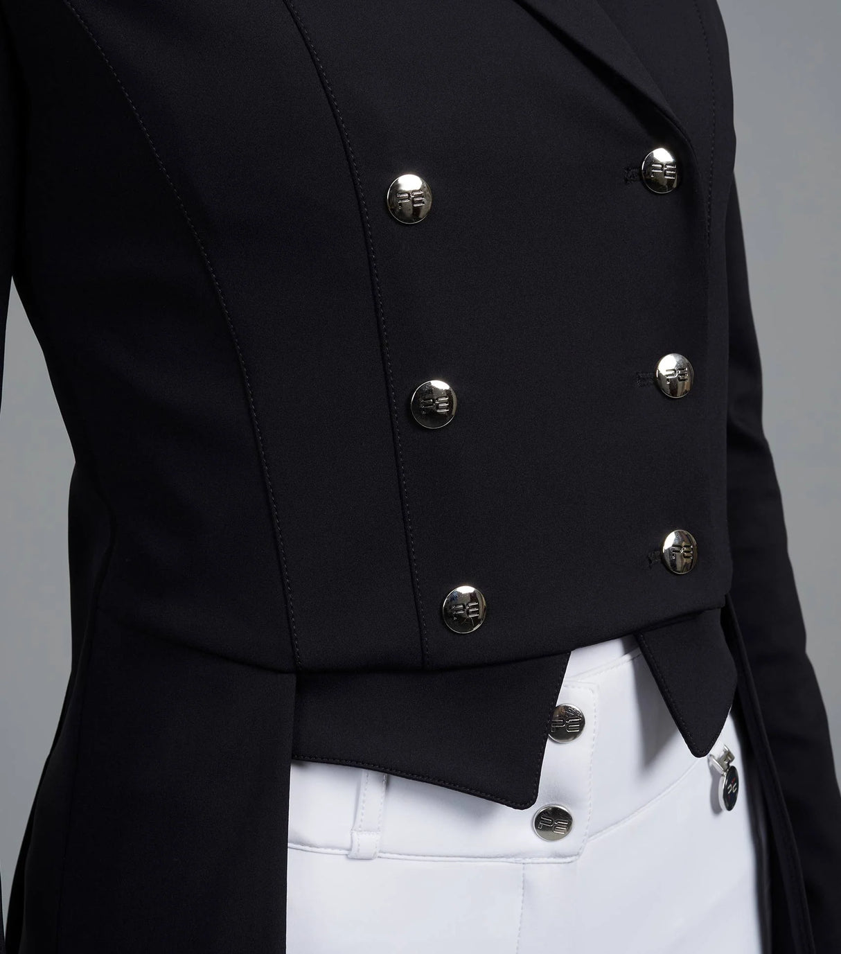 Premier Equine Capriole Ladies Short Tail Dressage Jacket Black