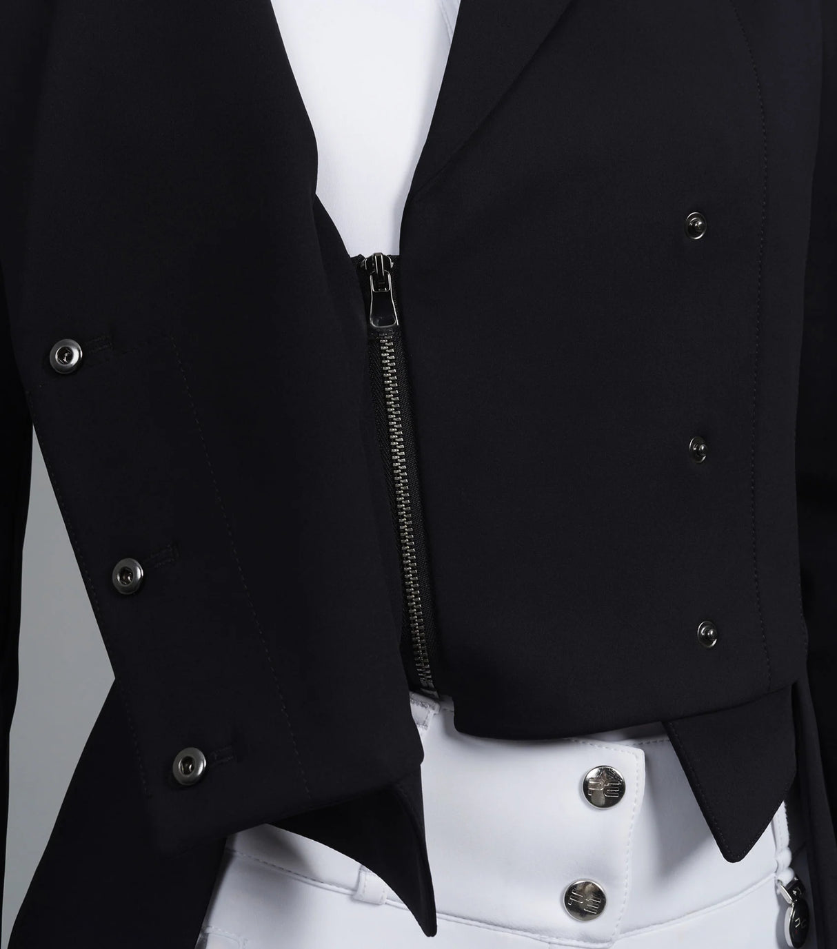 Premier Equine Capriole Ladies Short Tail Dressage Jacket Black