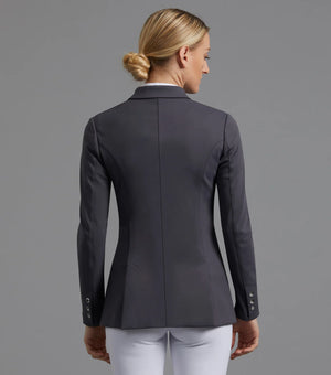 Premier Equine Capriole Ladies Short Tail Dressage Jacket Grey