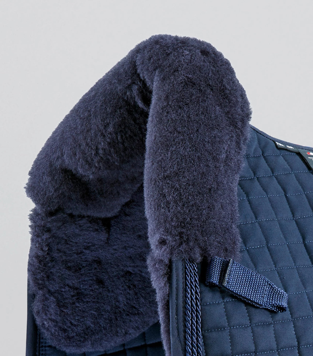Premier Equine Merino Wool European Dressage Saddle Pad Navy/Navy