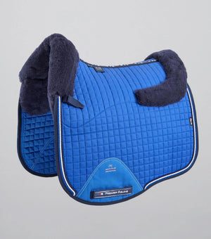 Premier Equine Merino Wool European Dressage Saddle Pad Royal Blue/Navy