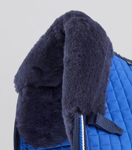 Premier Equine Merino Wool European Dressage Saddle Pad Royal Blue/Navy