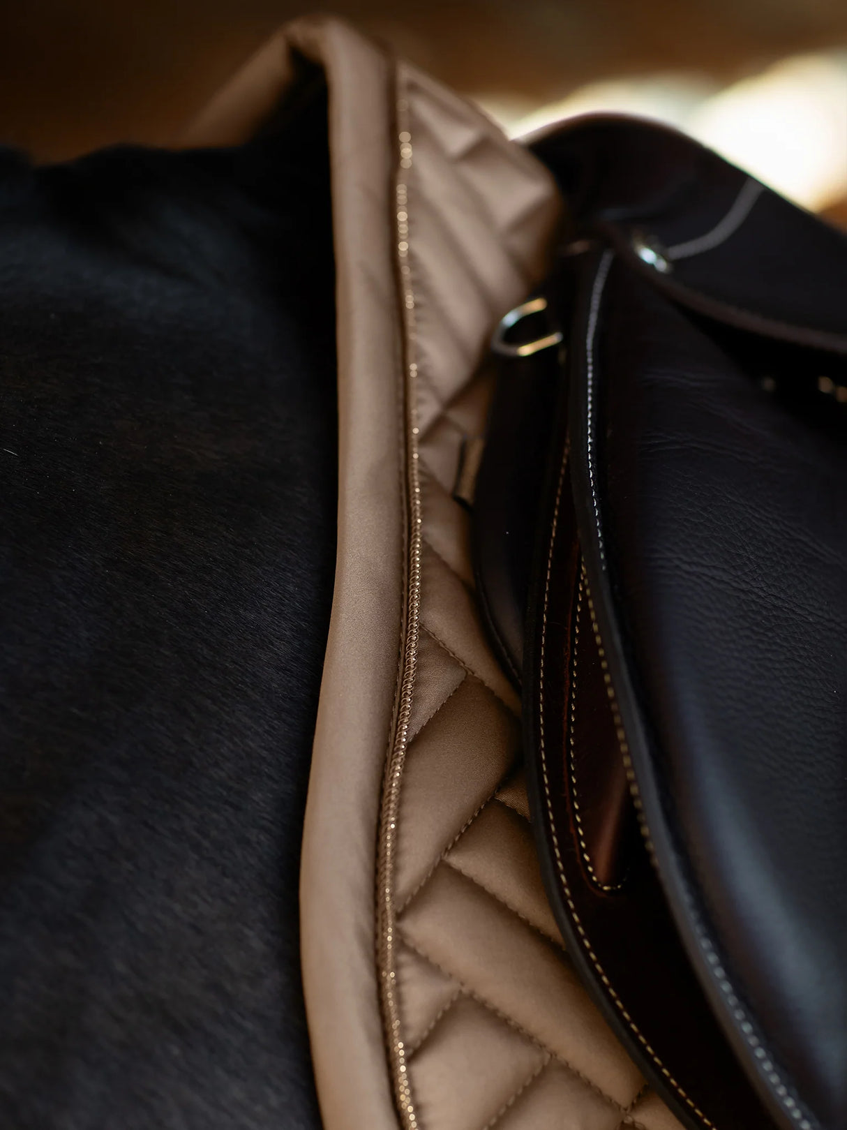 Equestrian Stockholm Jump Saddle Pad Modern Champagne