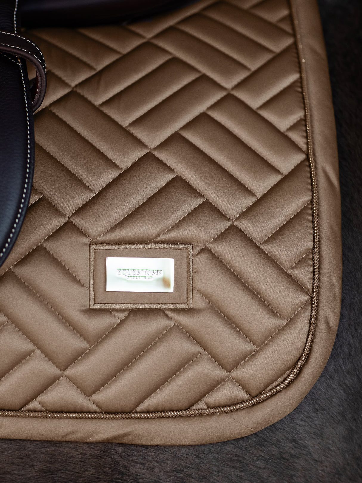 Equestrian Stockholm Jump Saddle Pad Modern Champagne
