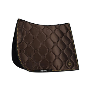 Mrs Ros Charmer Dressage Saddle Pad Hot Chocolate