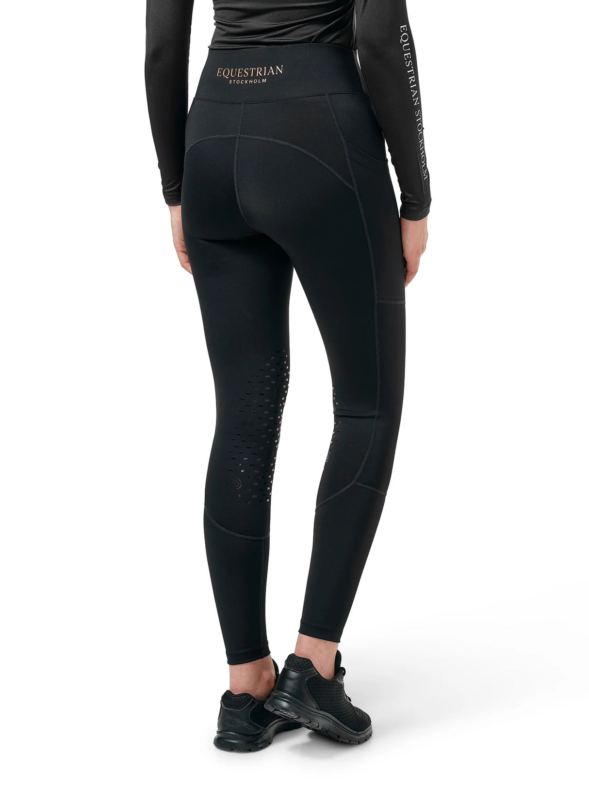 Equestrian Stockholm Dressage Movement Riding Tights Dark Ocean