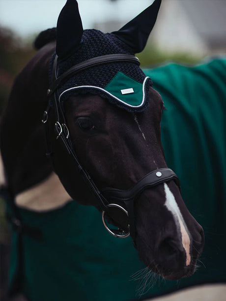 Equestrian Stockholm Ear Bonnet Emerald