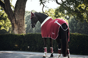 Equestrian Stockholm Fleece Rug Bordeaux