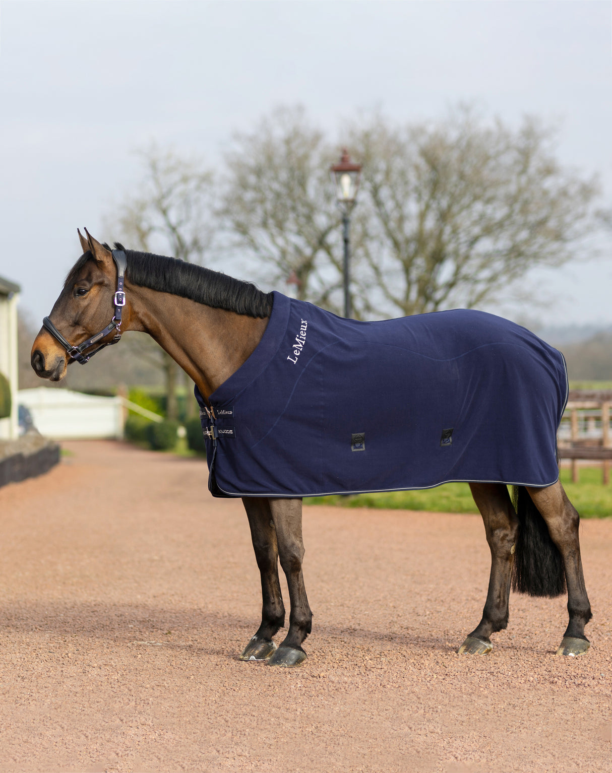 LeMieux Kudos Fleece Cooler Rug Navy