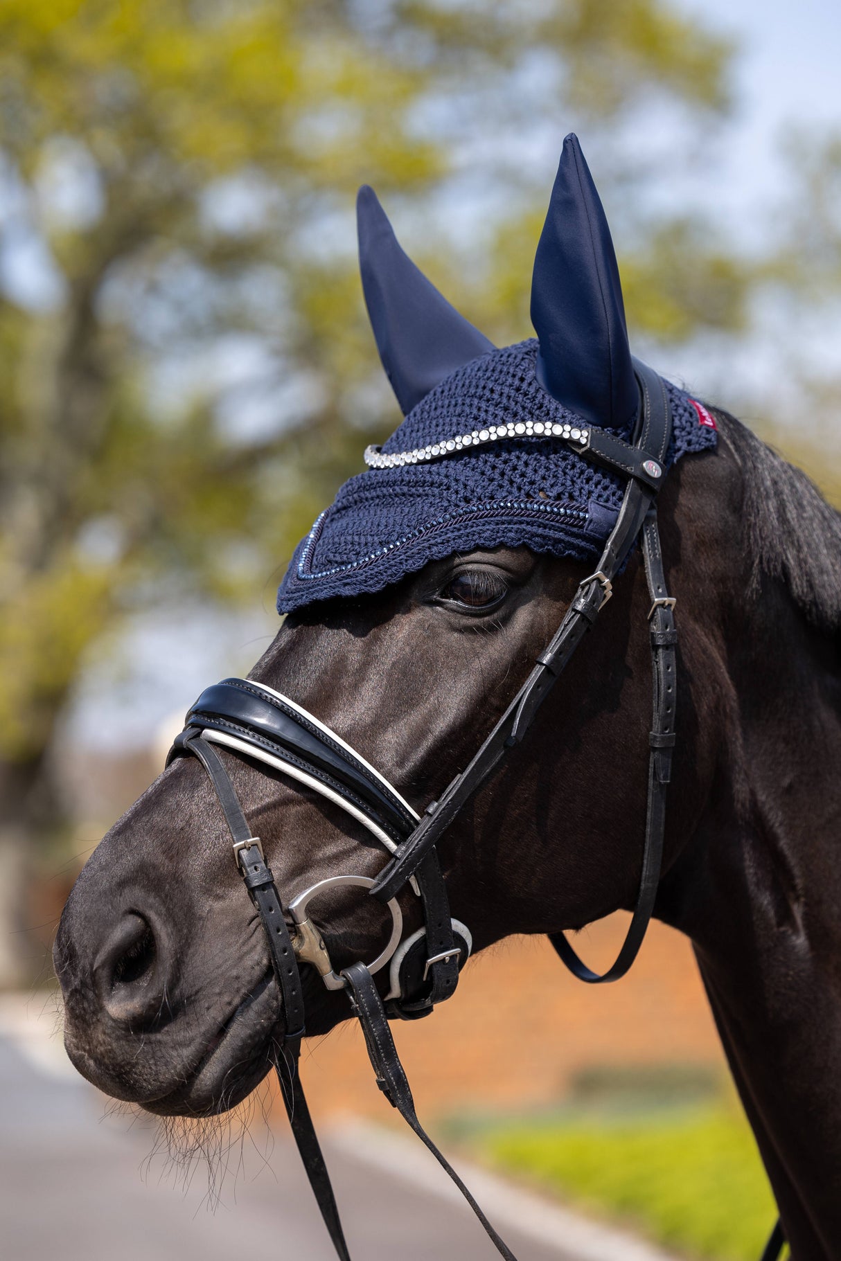 LeMieux Acoustic Diamante Ear Bonnet Navy