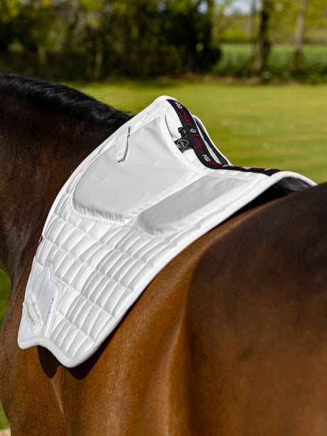 LeMieux Pro-Sorb Plain Jumping Saddle Pad White