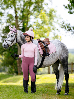 LeMieux Suede GP Square Saddle Pad Blossom