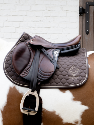 Grooming Deluxe Jump Saddle Pad Brown