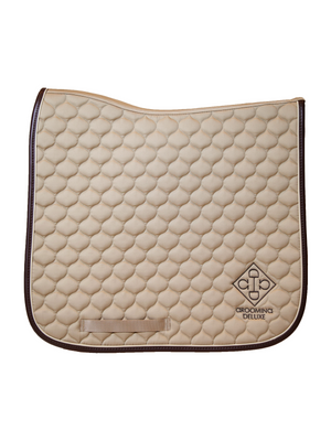 Grooming Deluxe Dressage Saddle Pad Beige