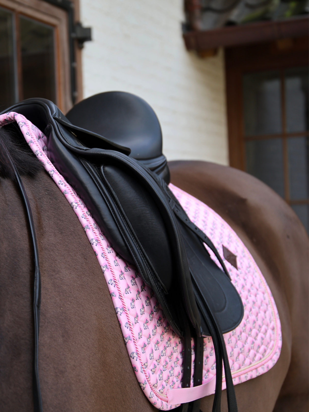 Kentucky Horsewear Sammy Collection Dressage Saddle Pad Old Rose