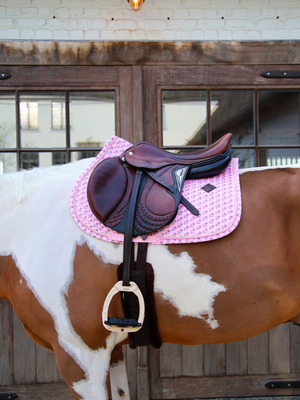 Kentucky Horsewear Sammy Collection Jump Saddle Pad Old Rose