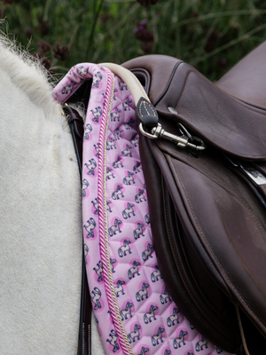 Kentucky Horsewear Sammy Collection Jump Saddle Pad Old Rose