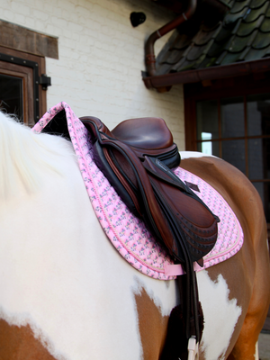 Kentucky Horsewear Sammy Collection Jump Saddle Pad Old Rose