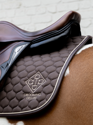 Grooming Deluxe Jump Saddle Pad Brown