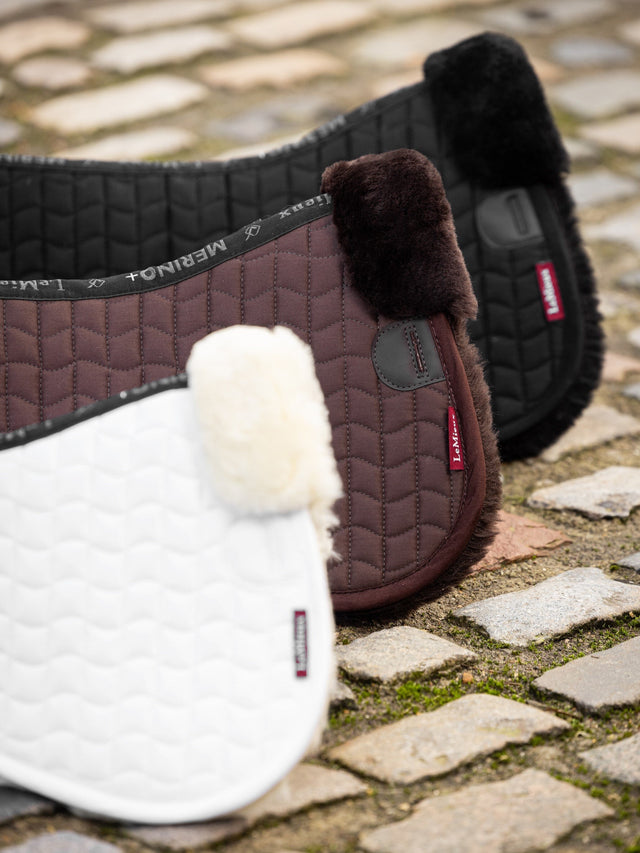LeMieux Merino+ Half Pad Black/Black