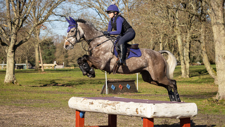LeMieux Suede GP Square Saddle Pad Ink Blue