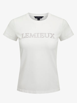 LeMieux Ladies Diamante T-Shirt White
