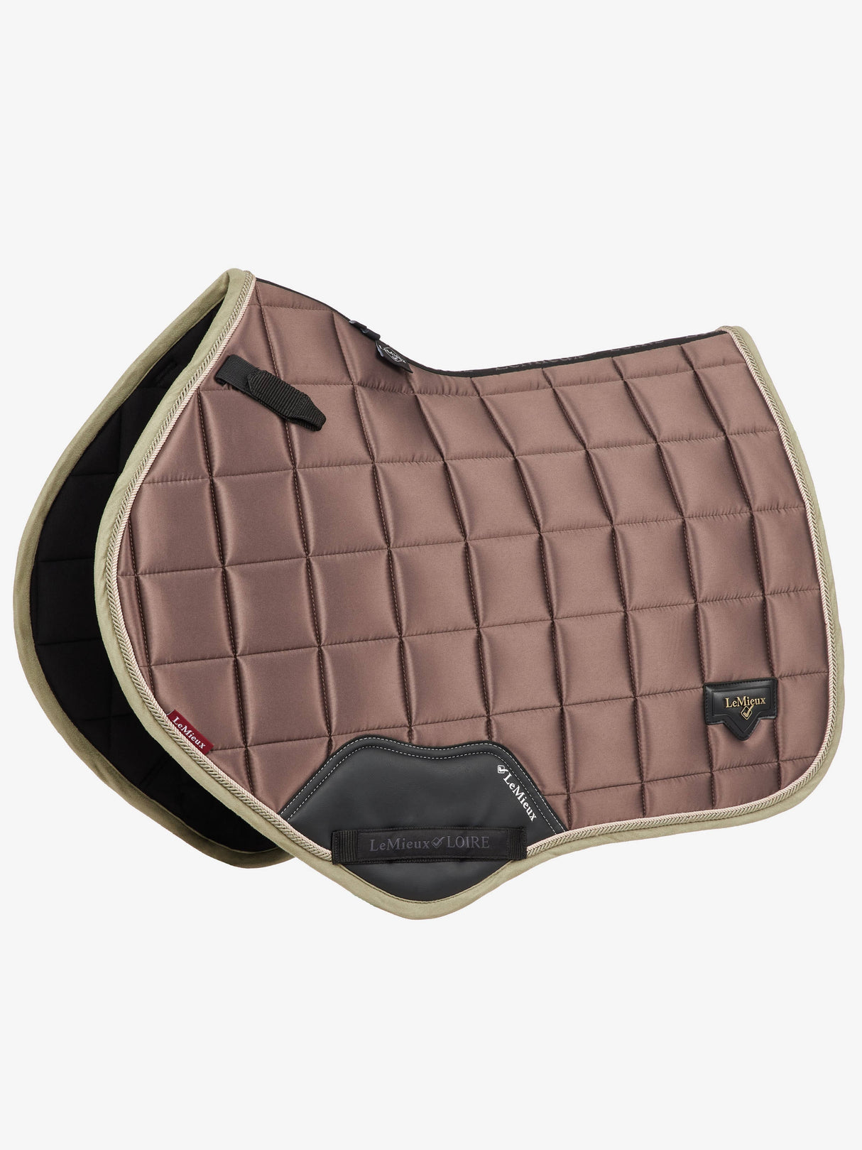 LeMieux Loire Classic Close Contact Jump Square Saddle Pad Walnut