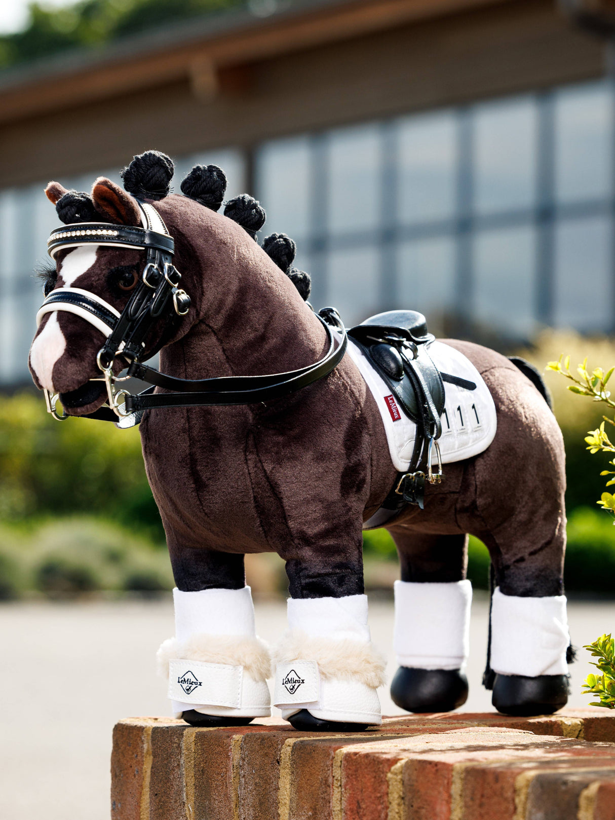 LeMieux Toy Pony Dressage Over Reach Boot White