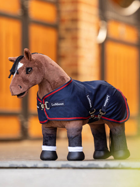 LeMieux Toy Pony Mesh Cooler Rug Navy