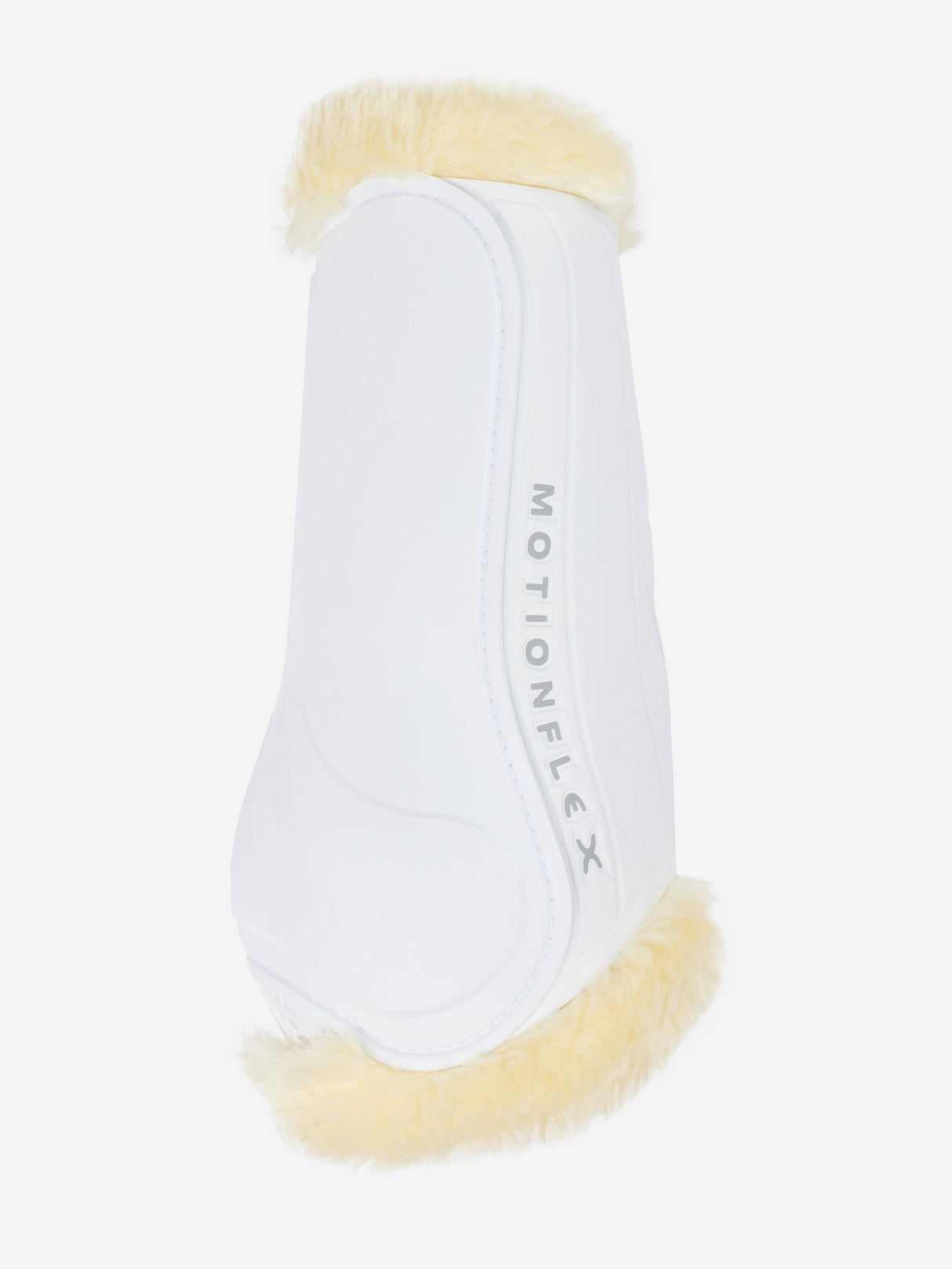 LeMieux Motionflex Dressage Boots with Fleece Edge White/Natural