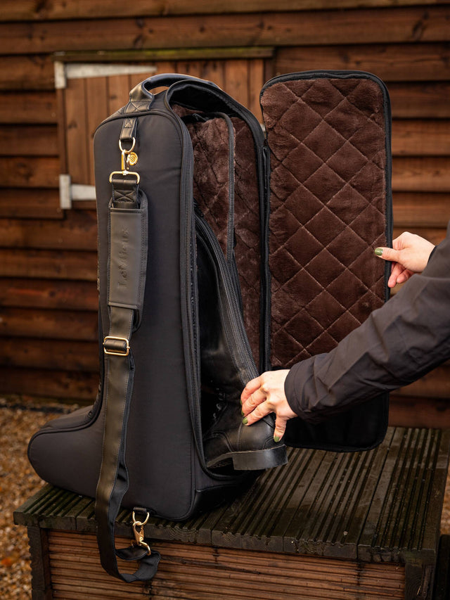 LeMieux Luxe Boot Bag Black
