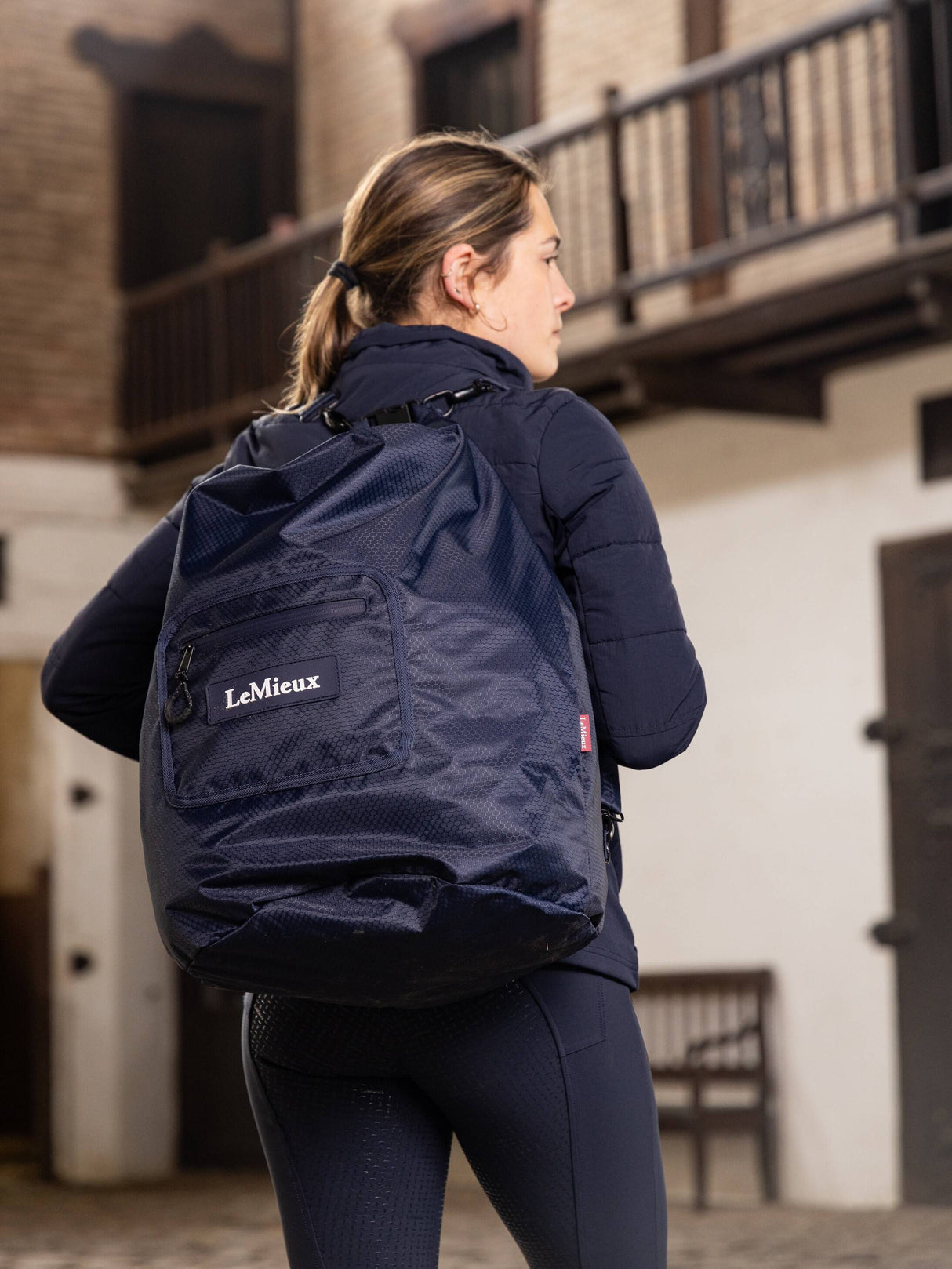 LeMieux Carry All Backpack Navy