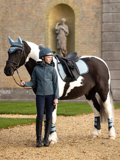 LeMieux Suede GP Square Saddle Pad Glacier