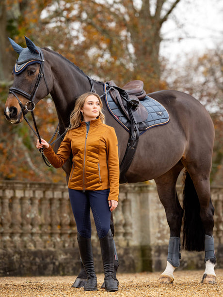 LeMieux Loire Classic Close Contact Jump Square Saddle Pad Petrol