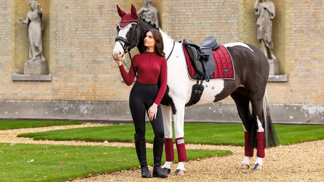 LeMieux Loire Classic Dressage Square Saddle Pad Ember