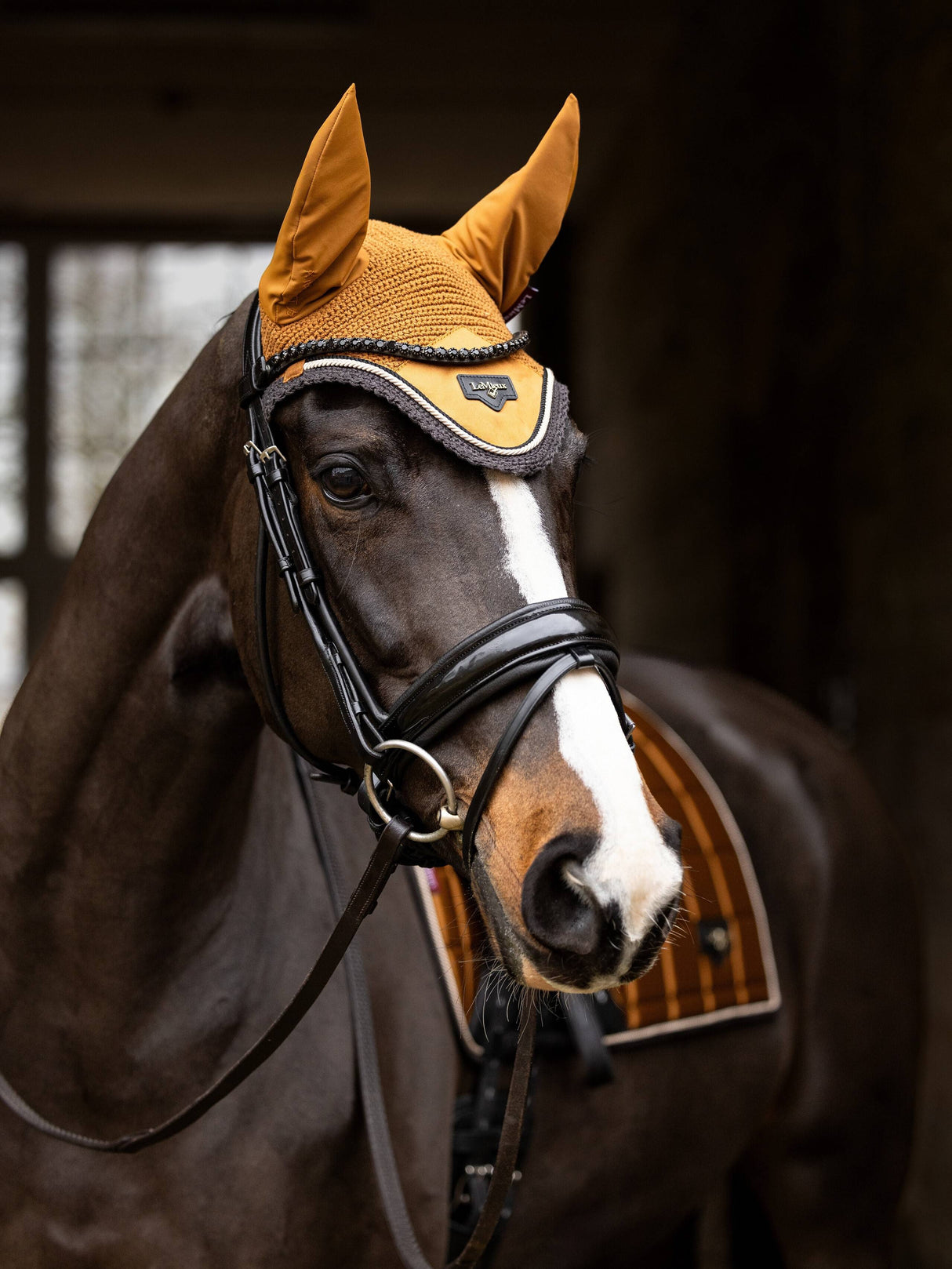 LeMieux Loire Classic Ear Bonnet Ginger