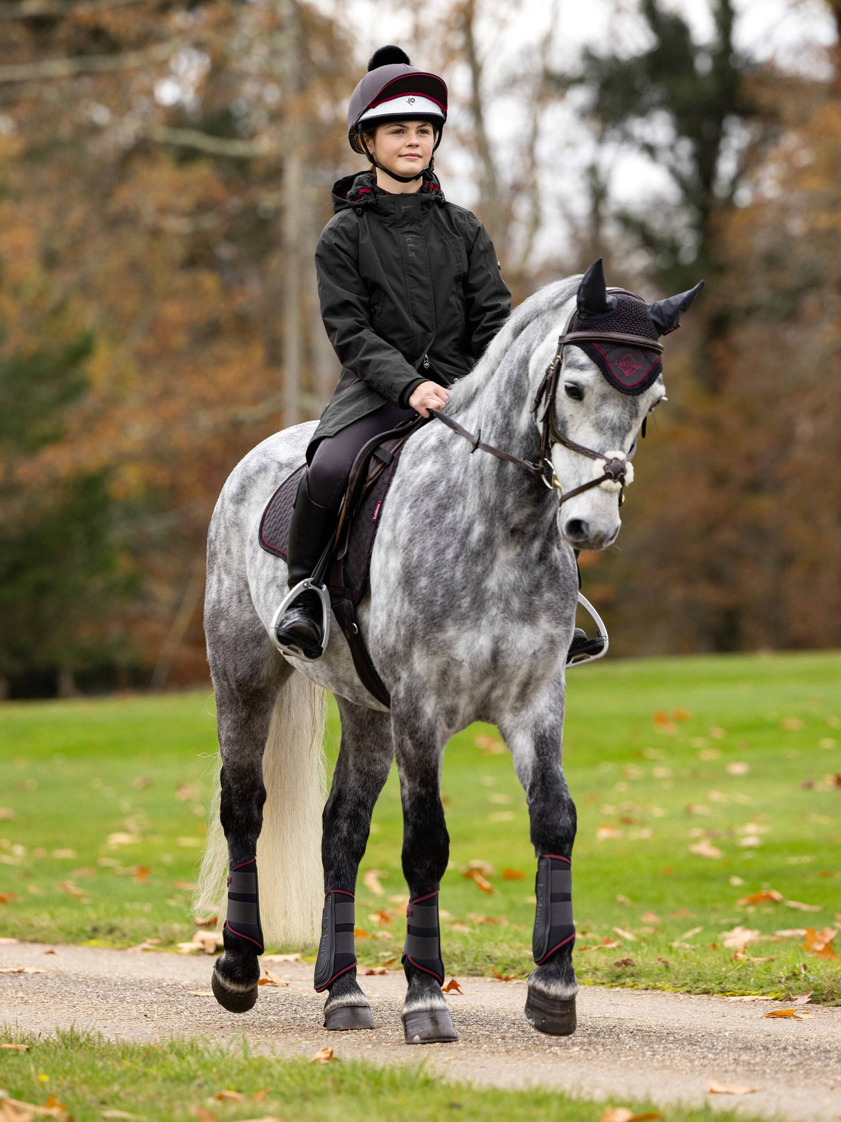 LeMieux Grafter Brushing Boots Cinder