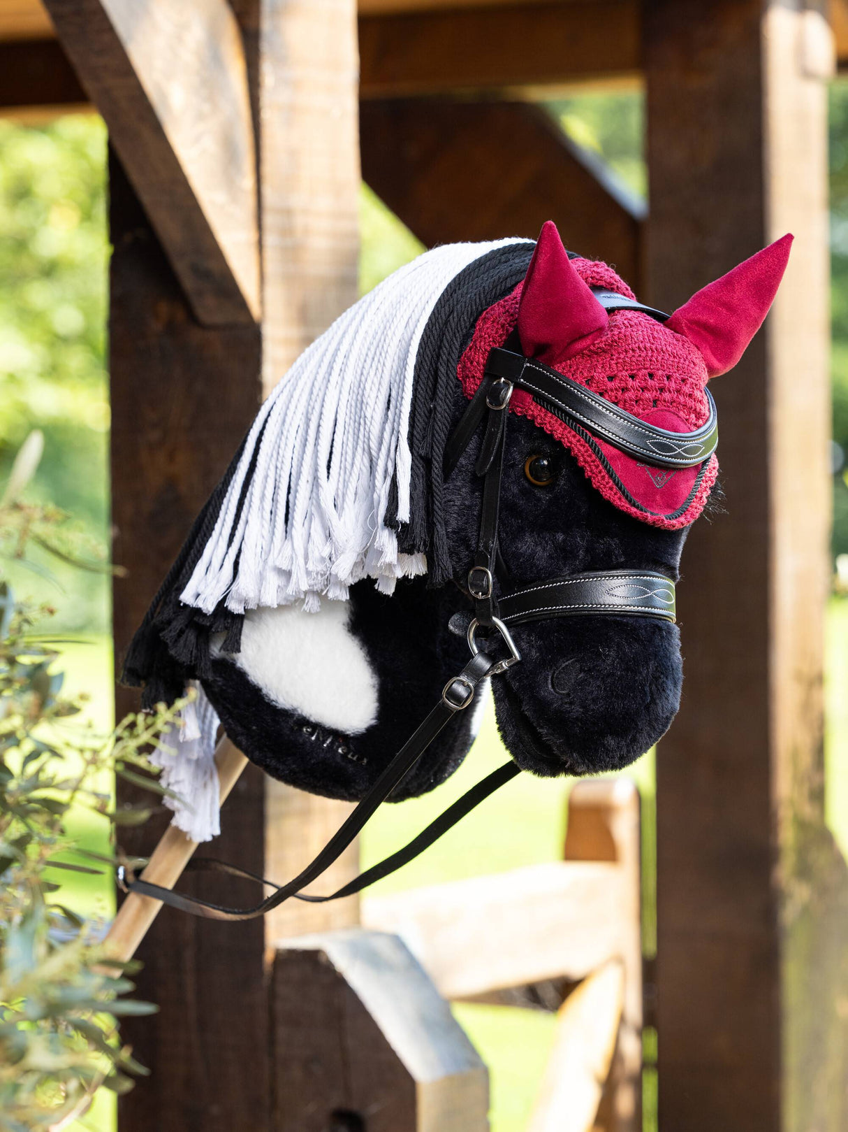 LeMieux Hobby Horse Fly Hood Ember