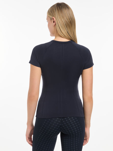 LeMieux Britney Seamless Short Sleeve Top Navy